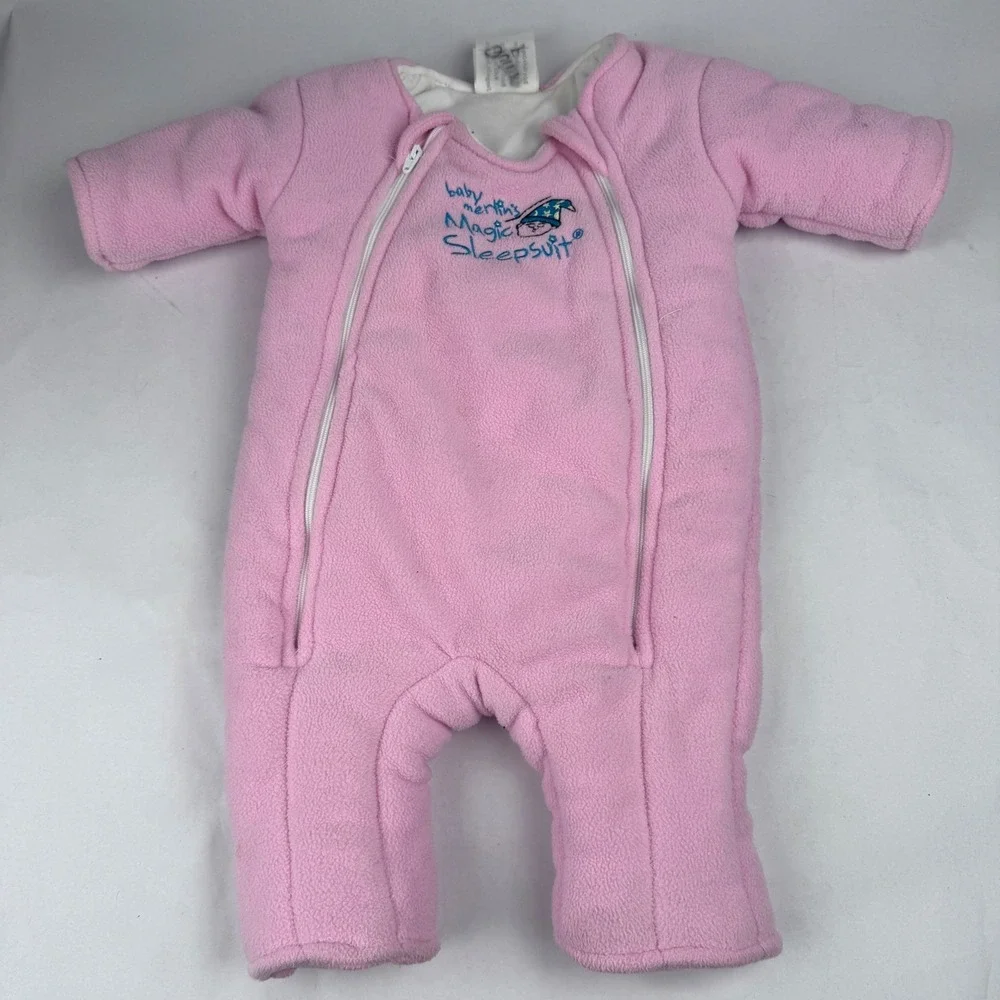 Baby Merlin's Magic Sleepsuit Small 3-6 Months Pink 12-18lbs